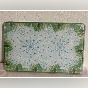 Small Hometown Christmas Temptation cutting board 11”x7”